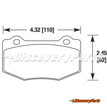 Carbotech 2014-17 C7 Stingray & 2015-2017 Z06 Rear Brake Pad Set